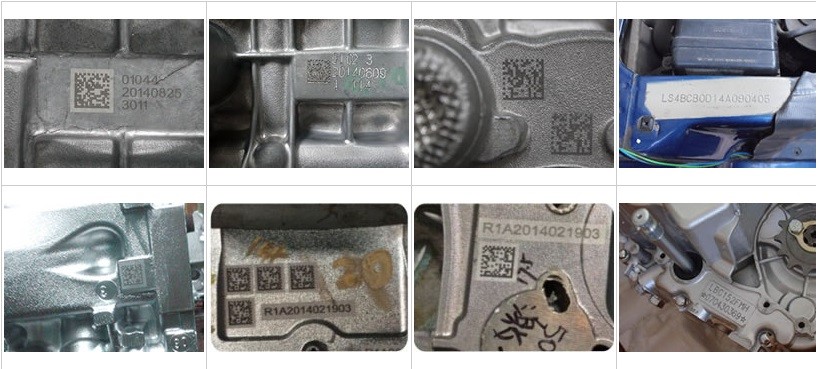 發(fā)動機(jī)缸體、缸蓋二維碼激光打標(biāo)