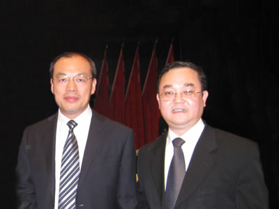 時(shí)任湖北省委常委，武漢市委書記阮成發(fā)